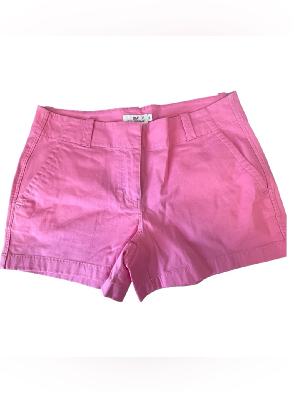 Vineyard Vines Pink Chino Casual Classic Fit Preppy Casual Style Shorts Sz 6